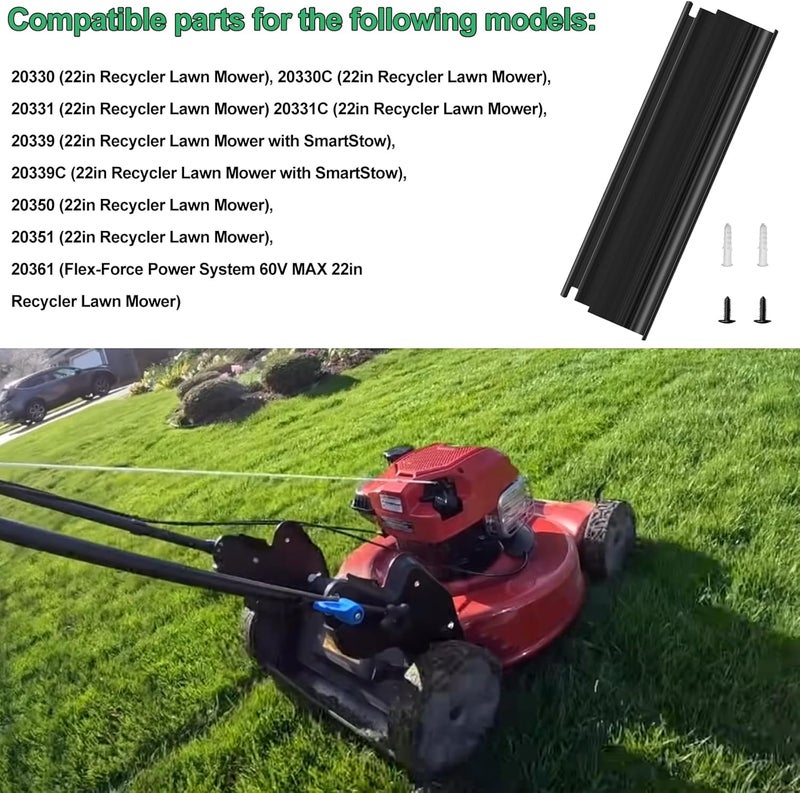 Rvanv 115-8420 144-6431 Trailing Shield for Toro 22" Recycler Lawn Mowers / 22” Walk Behind Lawn Mower, Compatible with 20330, 20330C, 20339C, 20331, 20350, 20331C, 20339, 20351, 20378, 20954, 20370 (1PCS) - Image 4